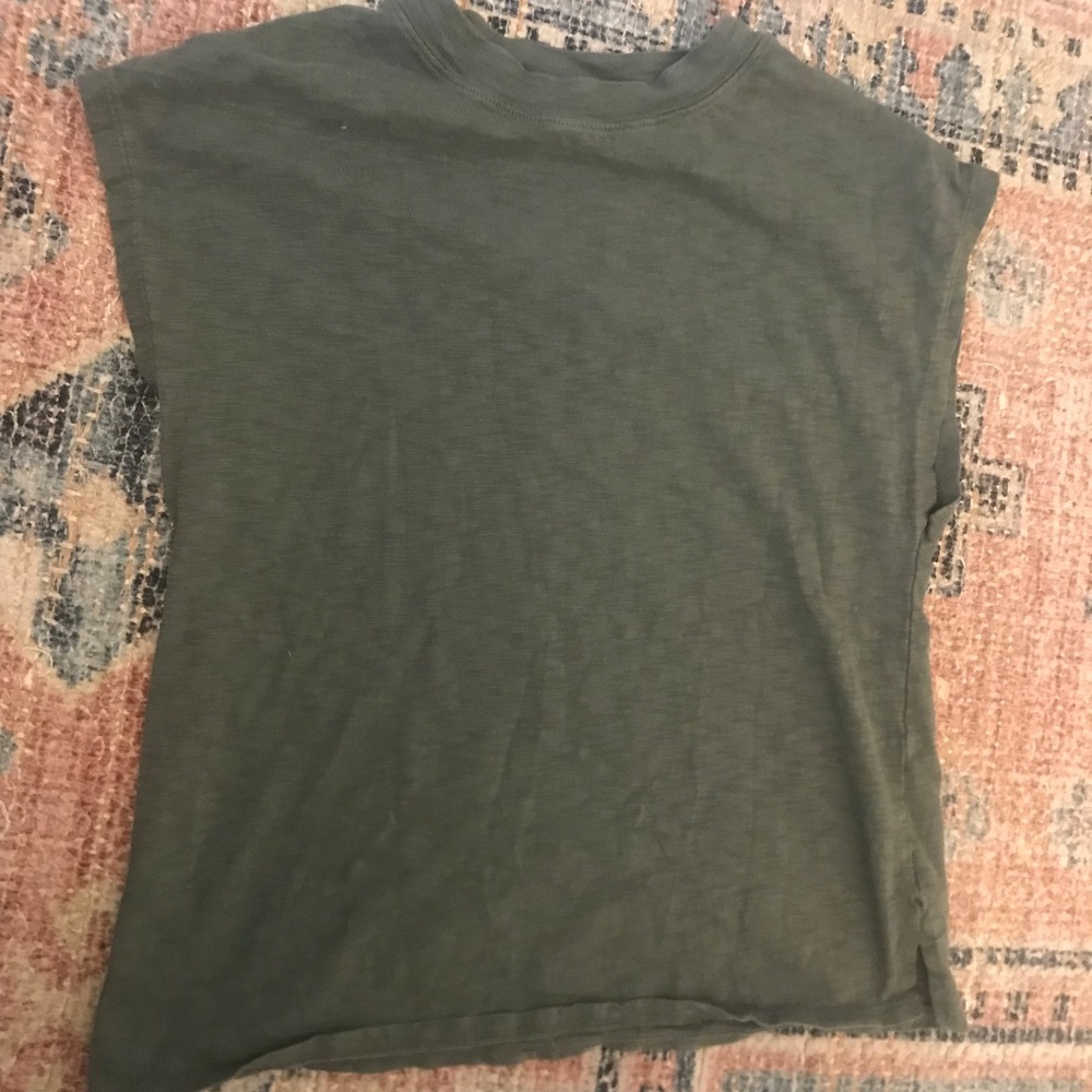 Universal thread, muscle tank, size x-small, color green